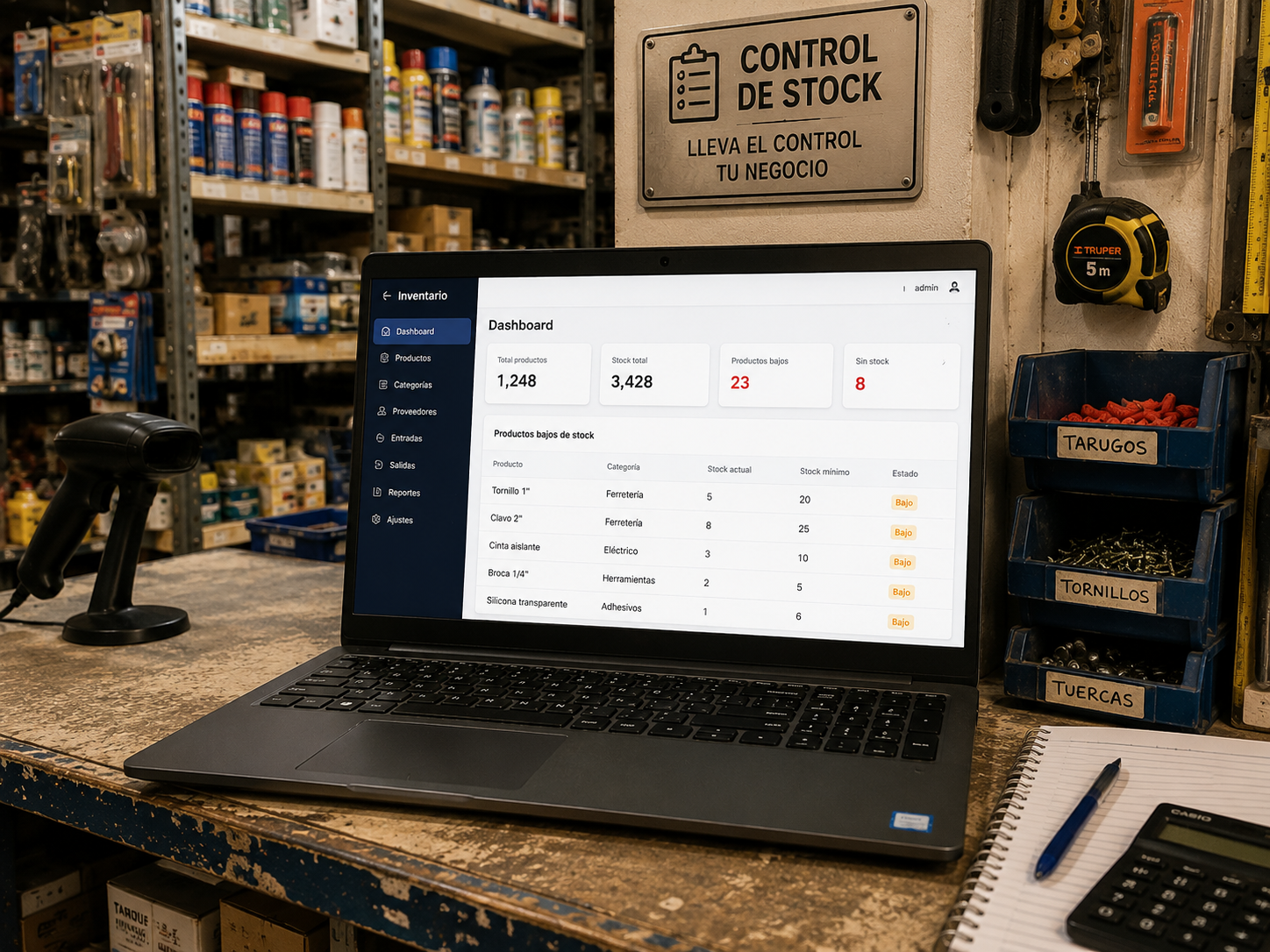 Aplicación web de inventario